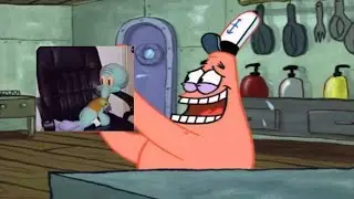 Patrick That's a Squidward on a Chair