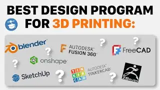 Best design program for 3D printing!