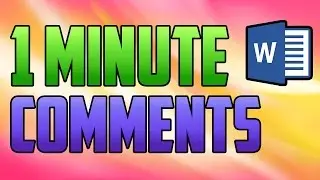 Word 2016 : How to Add Comments to a Document