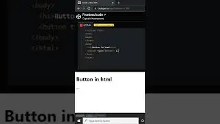 How to create button in html || html page me button kaise banaye || Basic html tutorial