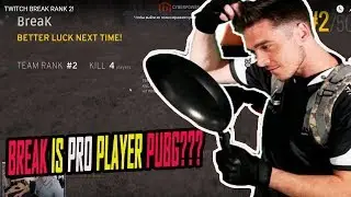 TWITCH BREAK RANK 2! INSANE GAME! BEST IN THE WORLD! PLAYERUNKNOWN'S BATTLEGROUNDS