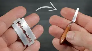 DIY - Делаю самый маленький мастихин для живописи