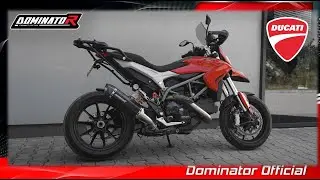Ducati Hyperstrada 821 | Dominator Exhaust Sound | DYNO