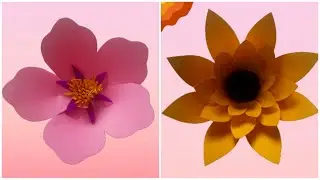 Diy Medium Size Flower Tutorial (Medium Size Paper flowers)