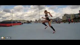 European Kids Athletics Games. EKAG 2019. High Jump Girls U14. Final A. New Edition!