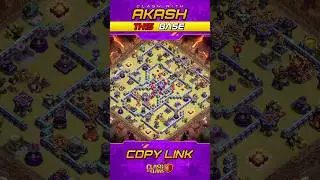 Anti Root Rider TH15 War Base With Link | TH15 Legend Leque Base | Clash of Clans 🔥