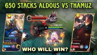 650STACKS ALDOUS VS THAMUZ,WHO WILL WIN?(BEST BUILD AND EMBLEM FOR ALDOUS) @nbamainhkum