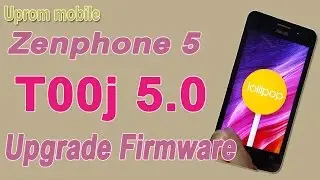 Flash-Upgrade firmware Zenphone 5 T00j 5.0 file  raw by Asus FlashTool ok