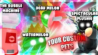 Making Your INSANE Custom PET Ideas Part 3 - Roblox bubble Gum Simulator