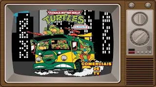 Tartarugas Ninjas Glasslite comerciais.
