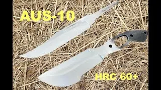 Клинки из стали AUS 10 Вогнутая линза