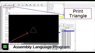 How to Create a Triangle in Assembly Language: Step-by-Step Guide! 🖥️ || Assembly Language Program