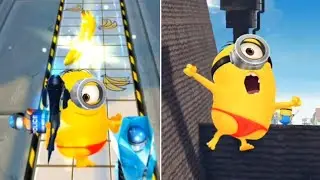 Squirreling Bananas! Thong Stuart Minion Freeze Ray Gameplay at Prison & Residential Area