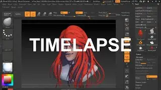 Grell Sutcliff (Black Butler anime) - Zbrush timelapse sculpting #Zbrush #3dsculpting #modelling
