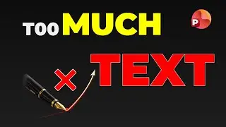 Keep Less Text in Slides - PowerPoint