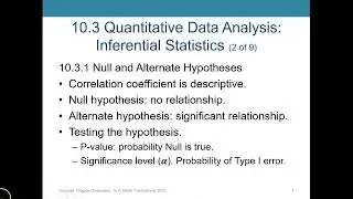 Giancola Ch 10- Implement, Part II: Analyzing the Data