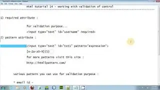 Html form validation - how to set form validation in html