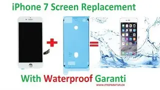iPhone 7 Screen Replacement with Waterproof Garanti HD