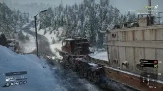 SnowRunner Top Secret Contract Partial with Shortcut Around Gap
