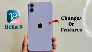 iOS 18 beta 8 on iPhone 11 ~ What’s NEW ? , Features 🥳