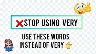 ❌Stop using "Very"all the time use these words instead ✅ |Improve your vocab |Speak Advanced English