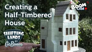 Creating a Tabletop Half-Timbered House from a Basic Block!