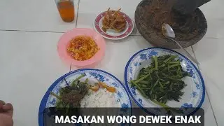 MENYANTAP MENU KHAS WONG DEWEK ‼️‼️‼️INDRAMAYU  IKAN ASIN SAMBAL BAWANG NIKMAT