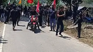 Grand welcome Ayattullah Agha Mahdi mahdavi pur sahab in (Narikel Beria karbala)
