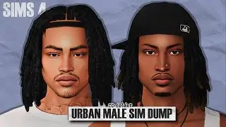 Urban Male Sim Dump 137 🏀 + CC Folder & Sims Download | Sims 4 Create a Sim