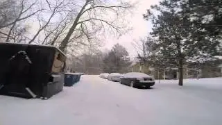 A snowy morning