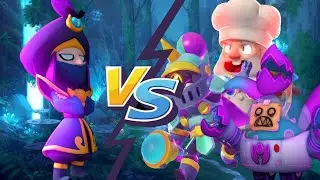 1 Mortis VS 3 thrower. #brawlstars #бравлстарс  #реки #рекомендации