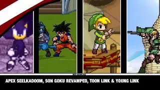 SSF2 Mods showcase: Apex Seelkadoom, Goku Revamped, Toon Link & Young Link