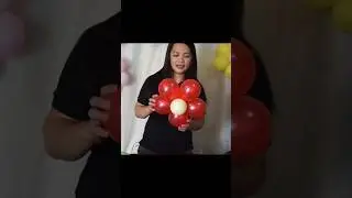 Simple Balloon Flower 🌺🌹🌺 #balloon #balloonsbynostra #balloonshortsvideo #balloons #fyp #short