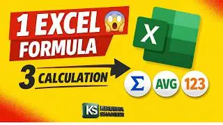 Subtotal Function in Sum, Average, count of the data? #exceltips #exceltutorial | Kirubha Shanker
