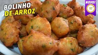 COMO REAPROVEITAR O ARROZ DA GELADEIRA E TRANSFORMA EM UM BOLINHO DE ARROZ CLÁSSICO #023