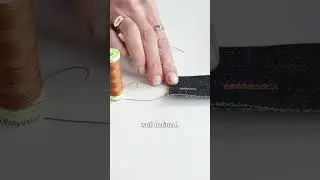 I learned the best way to sew jean buttons…