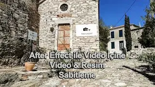 Videolara After Effect ile  Fotoğraf ve Video Sabitleme  (3d Motion Track Videos Tutorial)