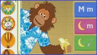 Between The Lions - Monkey Match Super Fun Early Reading Game For Little Kids English