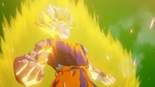 Goku goes Super Saiyan! DragonballZ kakarot Gameplay!