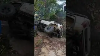 คว่ำ !! ฝนตกหนัก ออฟโรดมันส์ๆ#offroad #offroad