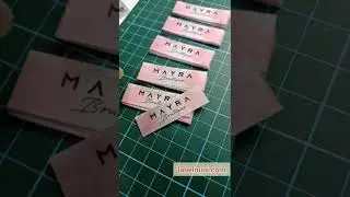 Tag label pakaian jenama sendiri