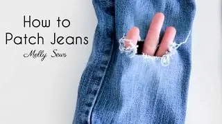 How to Patch Jeans and Keep the Distressed Look