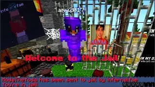 i got sent to minecraft jail...