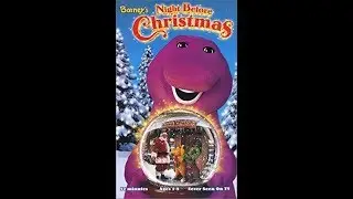 Barney's Night Before Christmas 2003 VHS (American Print, Recreated)