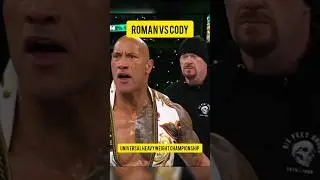 Roman Reigns vs Cody Rhodes WrestleMania 40 the rock, Undertaker, John Cena 