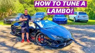I TUNED MY NEW 2020 LAMBORGHINI HURACAN EVO DREAM CAR *DIY INSANE HP!!*