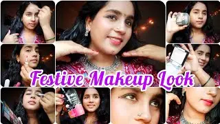 💎✨I Create Minimal Festive Makeup Look💄(Step by Step)