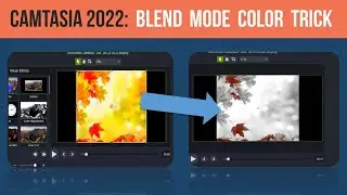 Camtasia 2022 Blend Mode Color Trick
