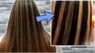 HAIR DYE very big hightlight || hightlight besar warna kontras