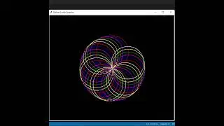 Creating a Spirograph using Python Turtle Graphics in VS Code 🔥| 